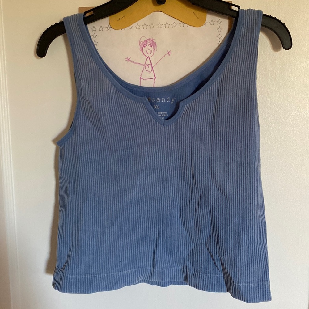Blue tank top